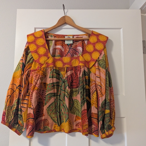 Farm Rio Square Neck Blouse - Picture 4 of 4